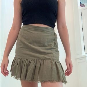 Olive Green Skirt